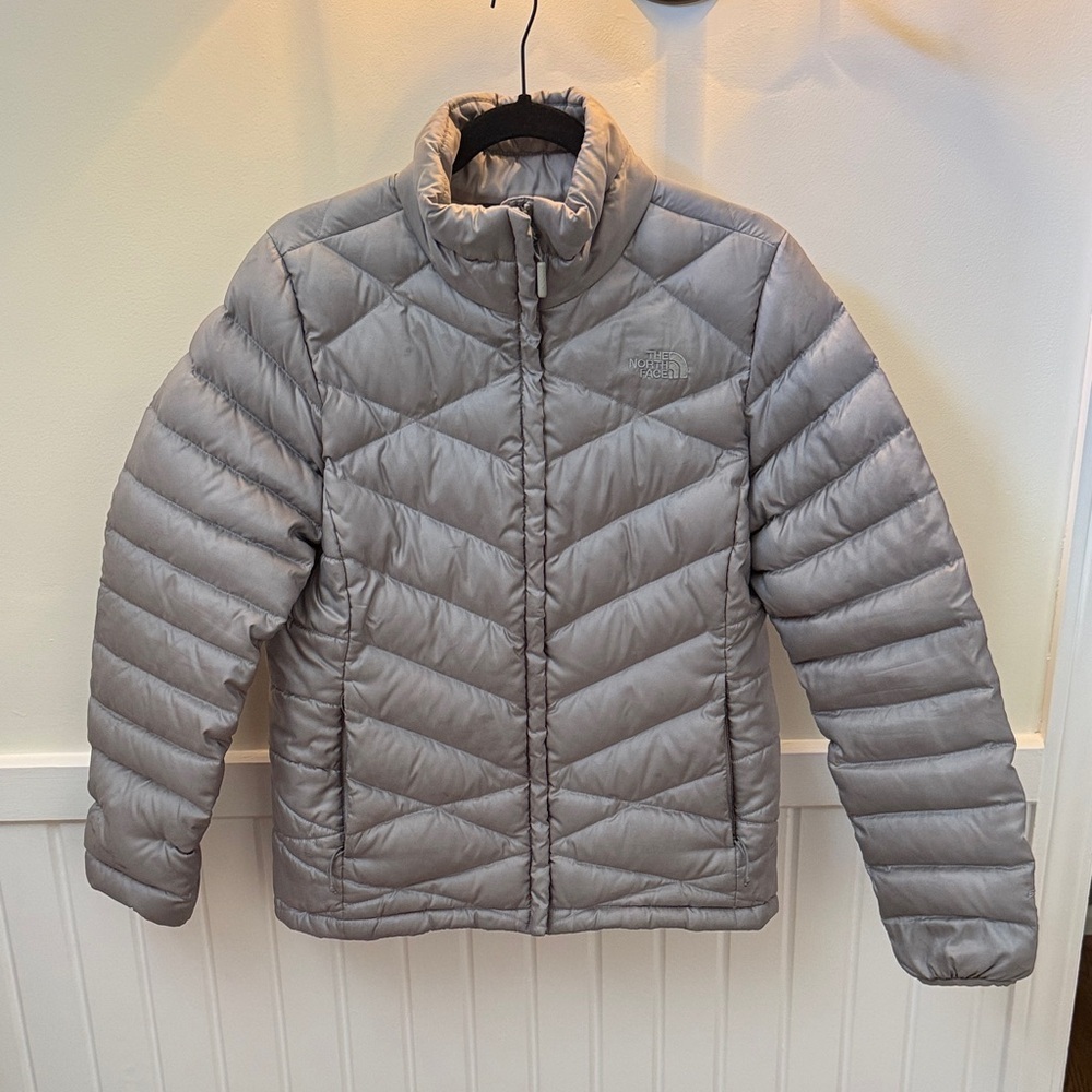 The North Face Women’s Aconcagua Gray Quilted Down Jacket 550 Size Large